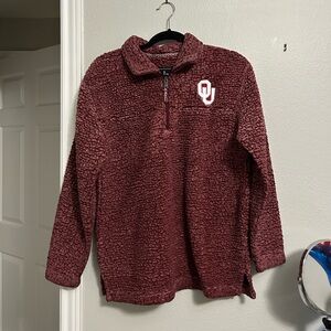 Boxercraft University of Oklahoma Sherpa Hoodie Women’s Size Medium